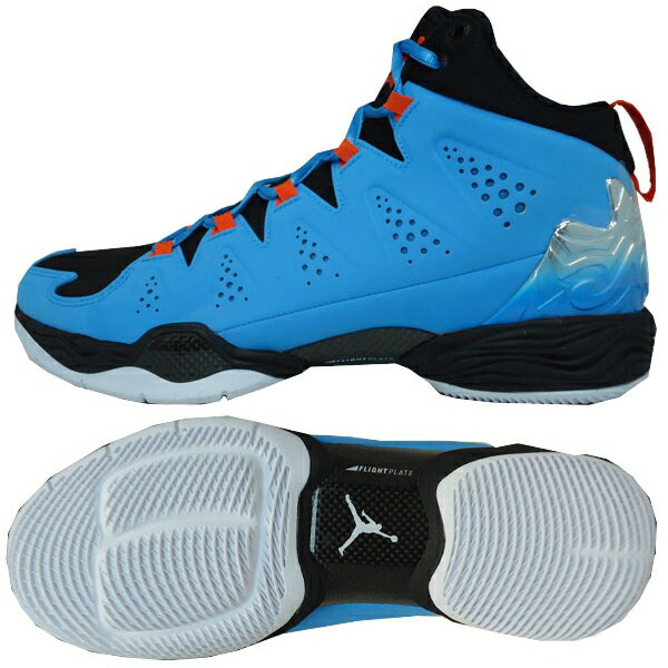 It is dark powder blue / team orange / white / black Nike sole agent-limited product Nike Jordan Melo M10 basketball shoes 629876 407 for 2,014 years